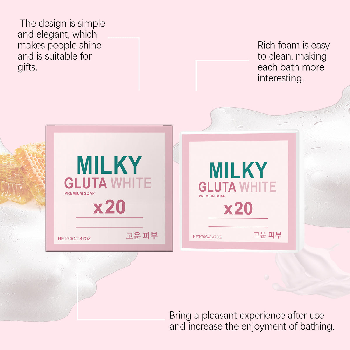 Milk body moisturizing soap