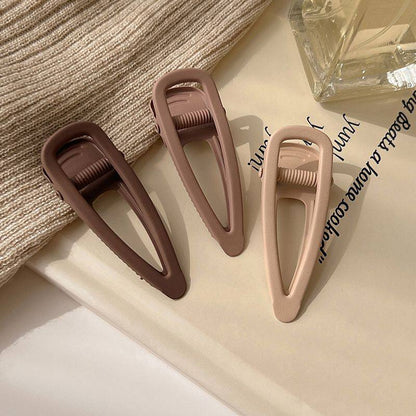 Milk Coffee Brown Hair Clips Korean Style Duckbill Clip Hair Accessories