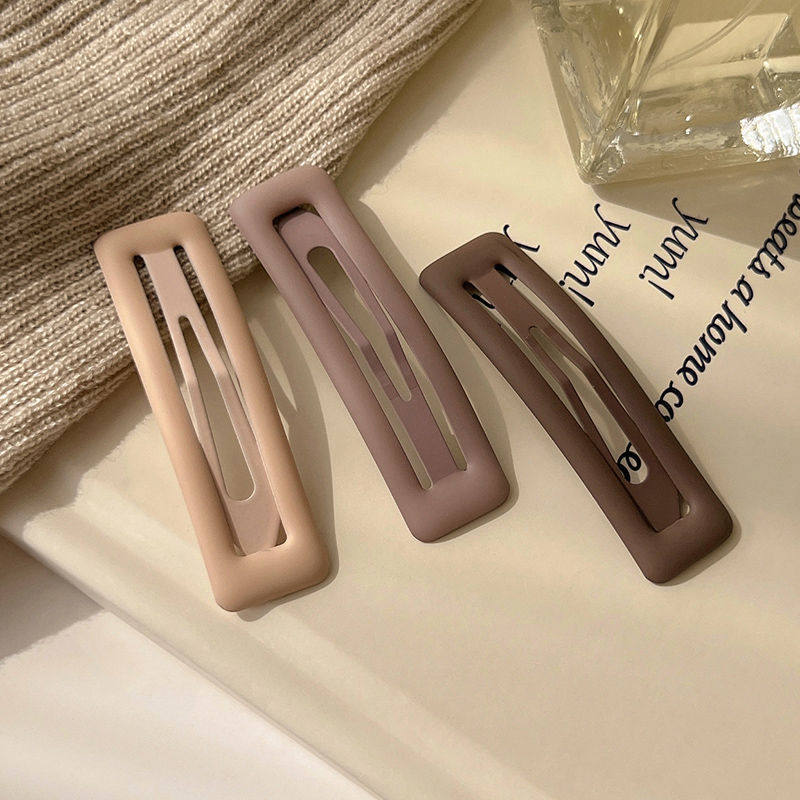 Milk Coffee Brown Hair Clips Korean Style Duckbill Clip Hair Accessories