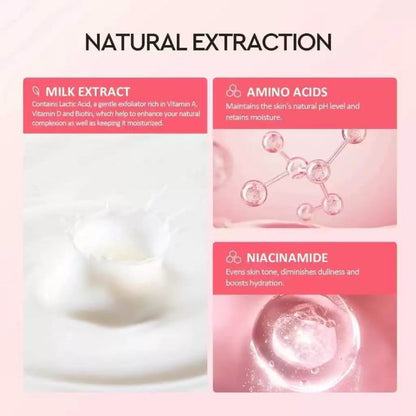 Milk moisturizing facial cleanser