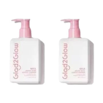 Milk moisturizing facial cleanser