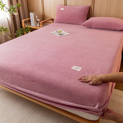 Milk Velvet Fitted Sheet