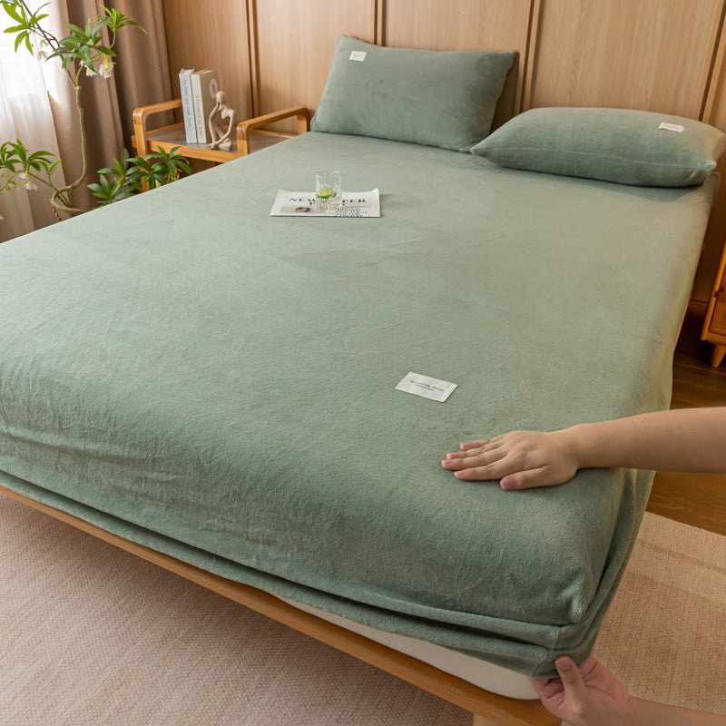 Milk Velvet Fitted Sheet