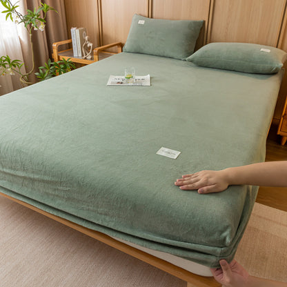 Milk Velvet Fitted Sheet