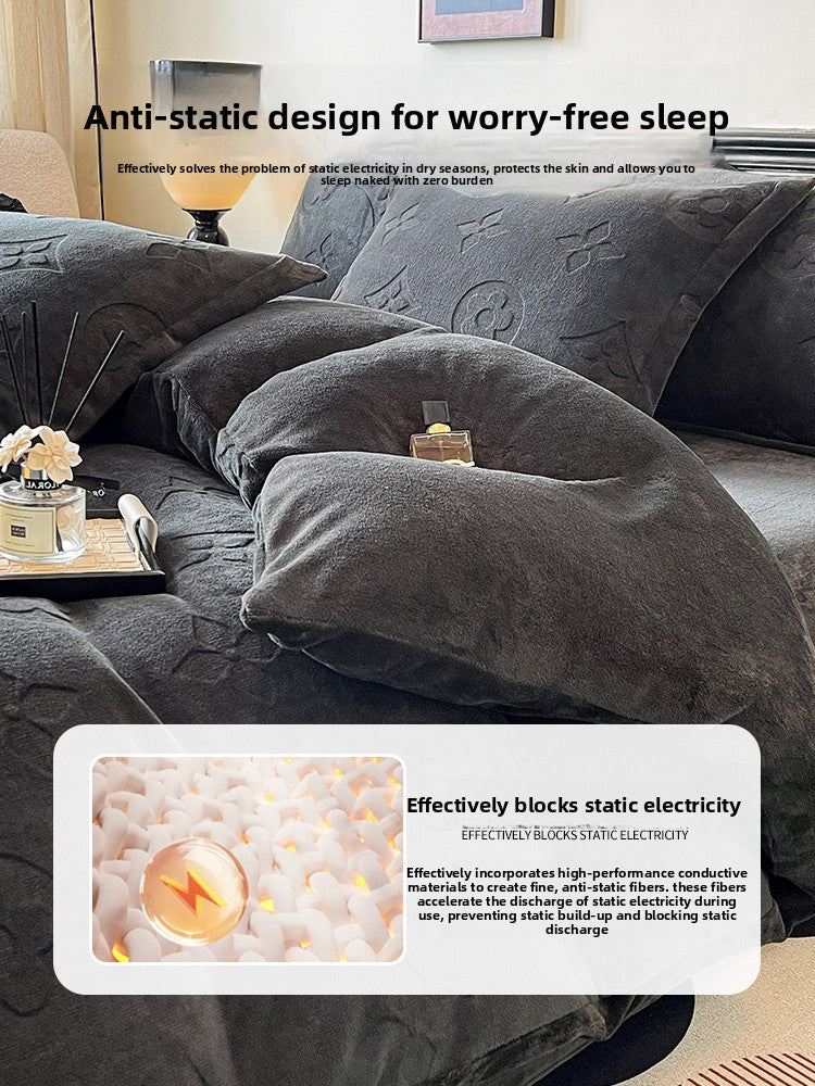 Milk Velvet Quilt Cover