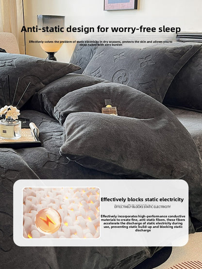 Milk Velvet Quilt Cover
