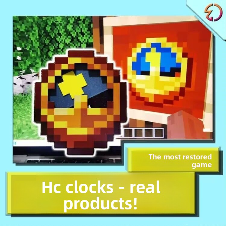 Minecraft Clock Ornament