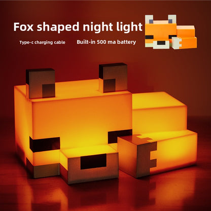 Minecraft Fox Nightlight with USB Charging