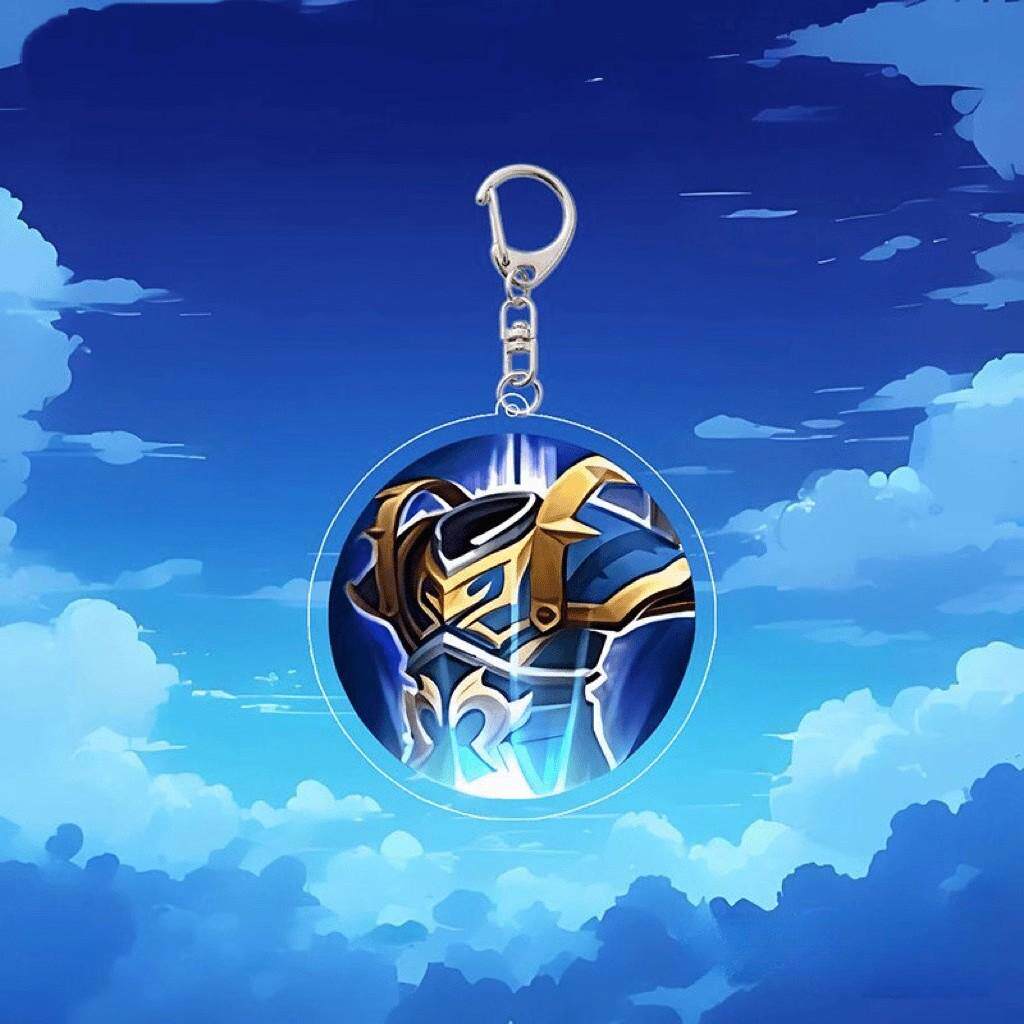 Minecraft Themed Acrylic Keychain Pendant Set