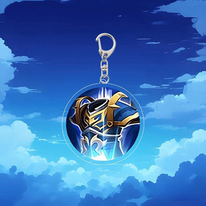 Minecraft Themed Acrylic Keychain Pendant Set