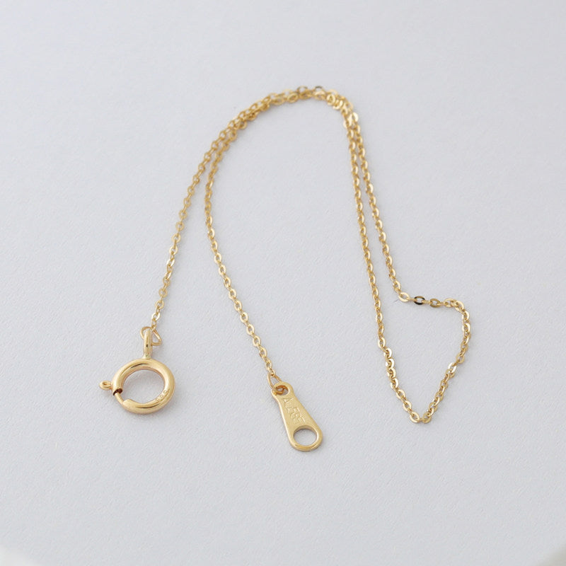 Mini 14K Gold O-Chain Bracelet for Women