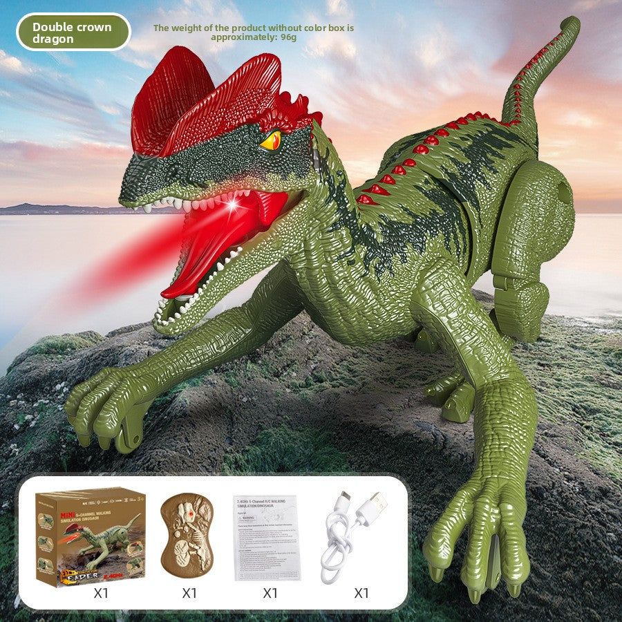 Mini 2.4G Remote Control Dinosaur Toy with Sound and Light