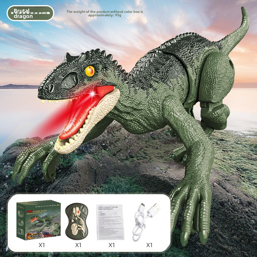 Mini 2.4G Remote Control Dinosaur Toy with Sound and Light
