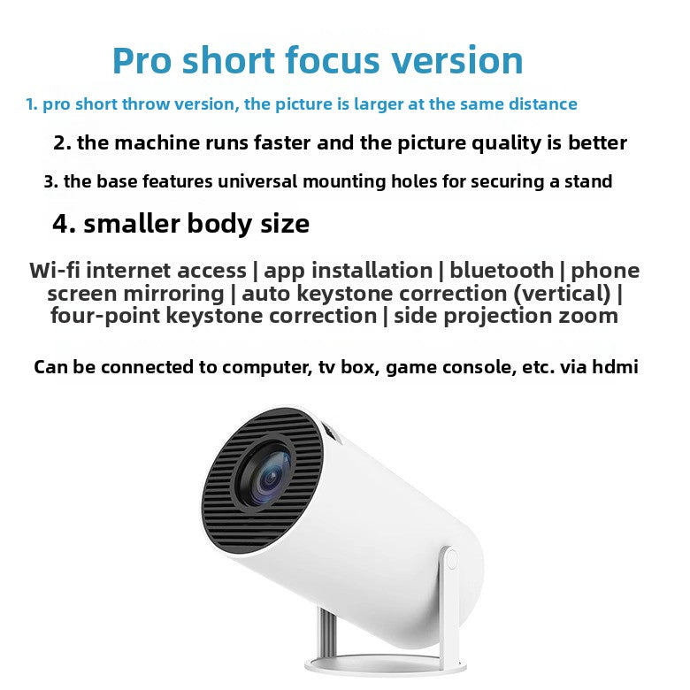 Mini 4K Android Projector