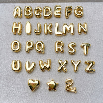 Mini Alphabet Letter Pendant Necklace Charm