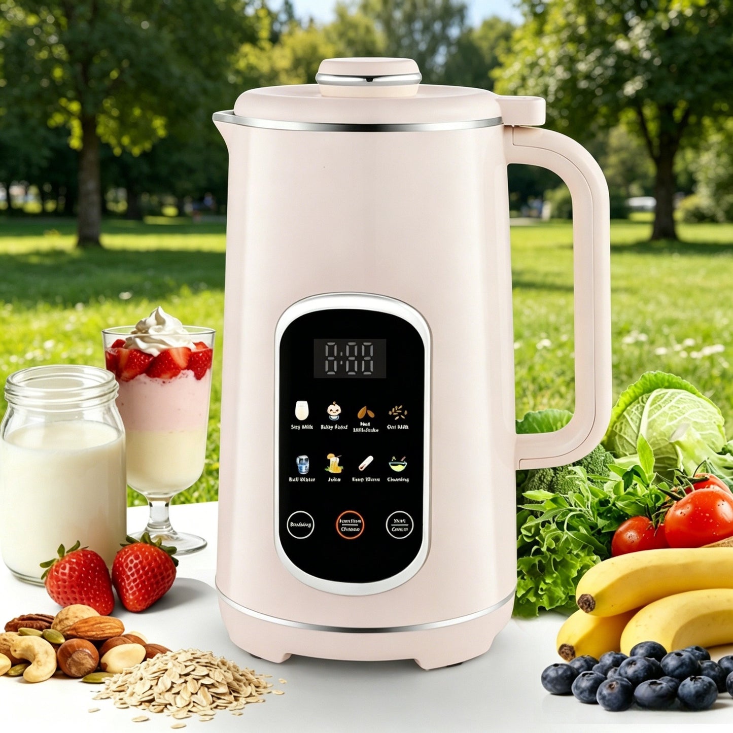 Mini Automatic Heating Soy Milk Maker and Juicer