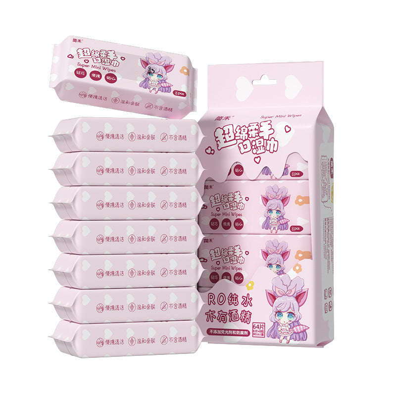 Mini Baby Wet Wipes Gentle