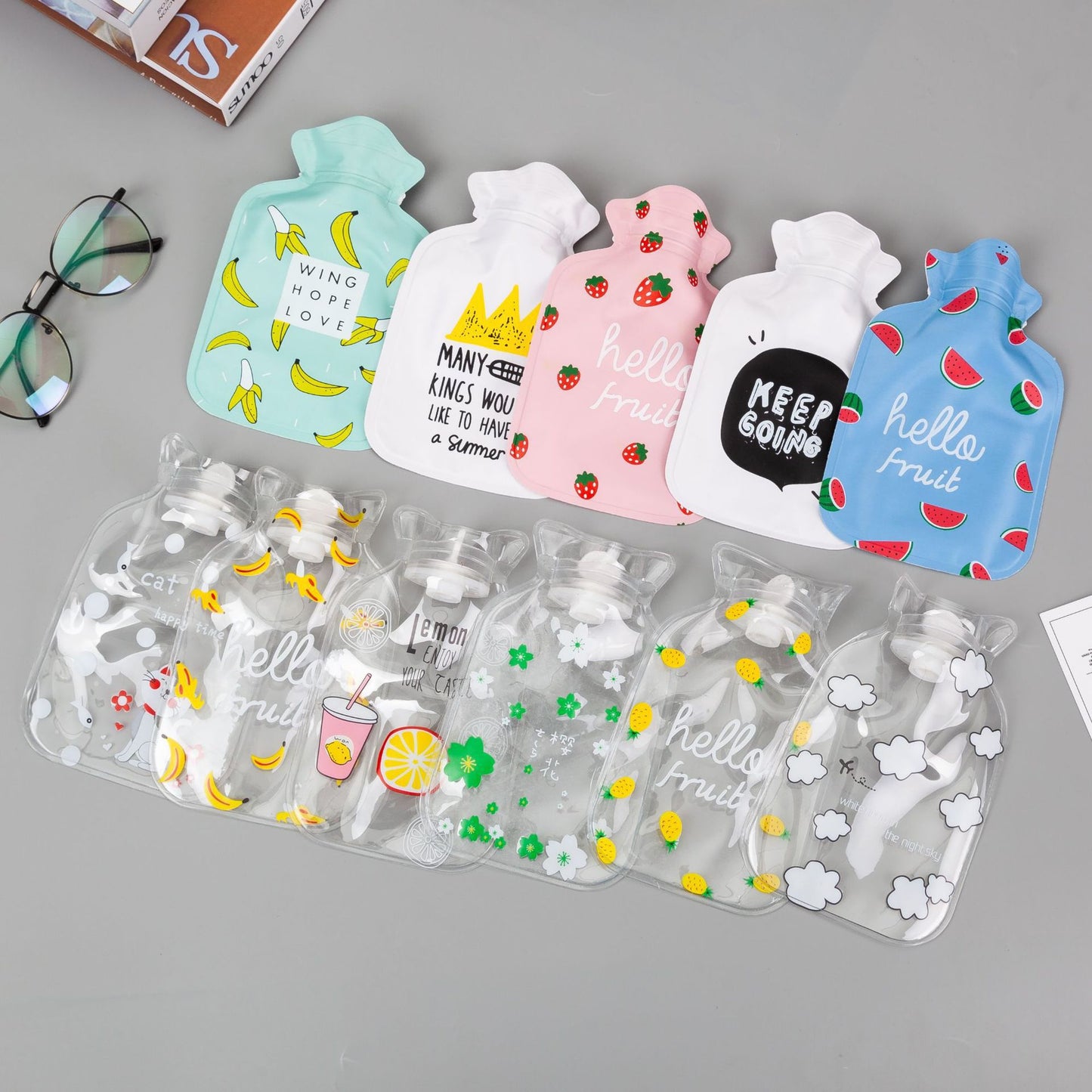 Mini Cartoon PVC Hot Water Bottle