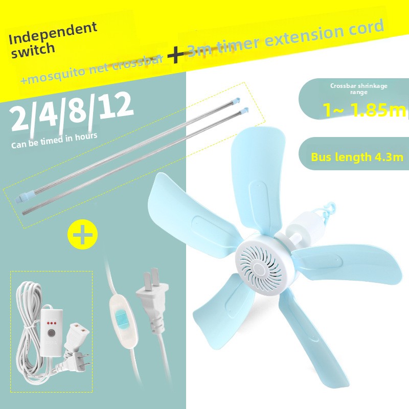 Mini Ceiling Fan with Strong Wind Power