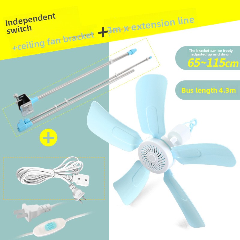 Mini Ceiling Fan with Strong Wind Power