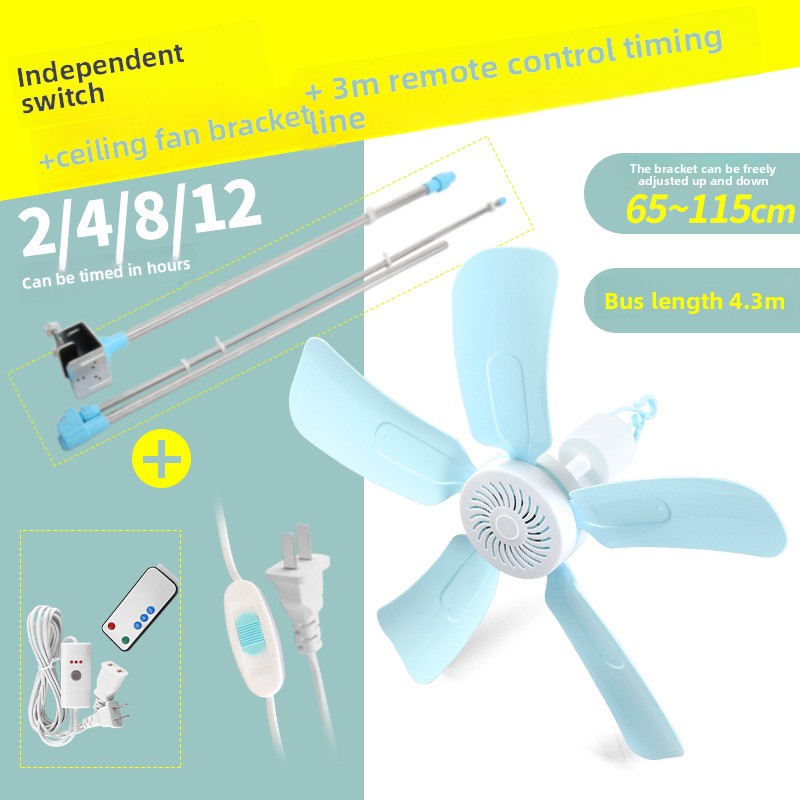 Mini Ceiling Fan with Strong Wind Power