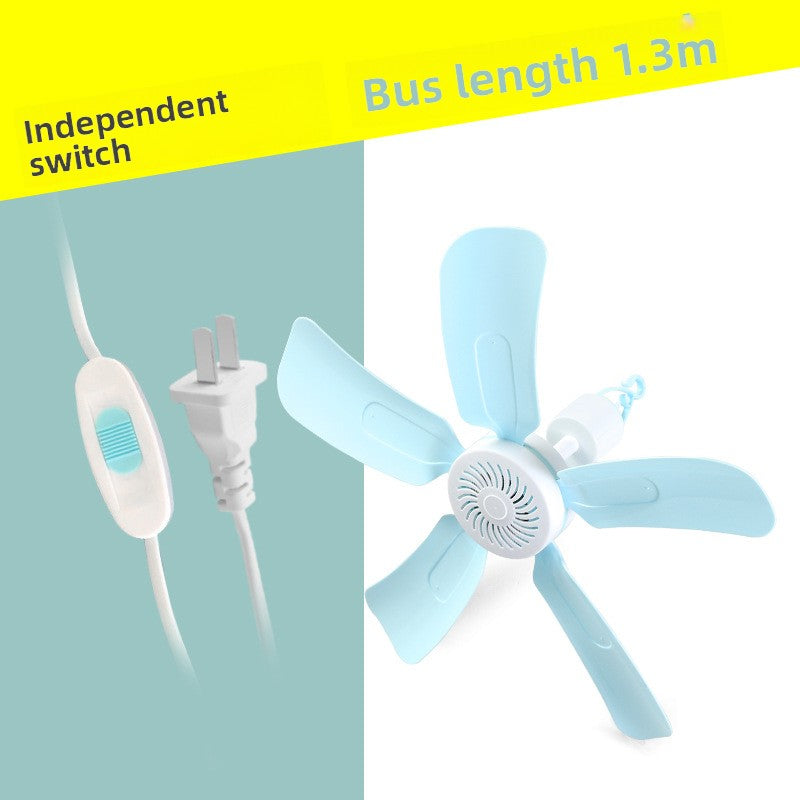 Mini Ceiling Fan with Strong Wind Power