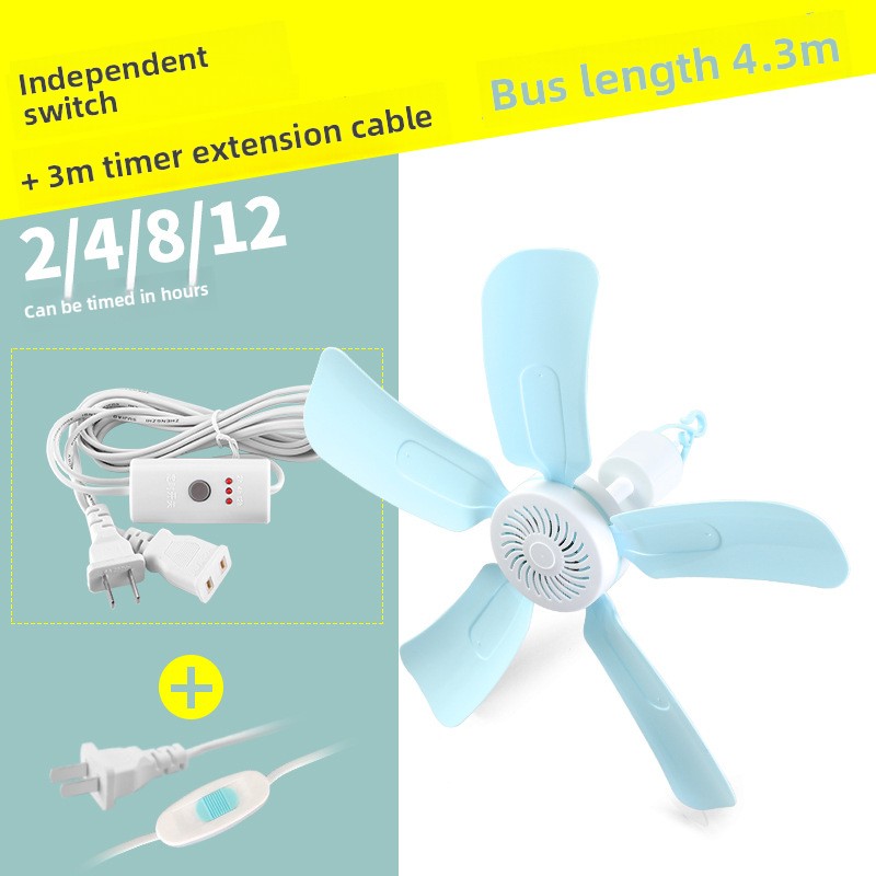 Mini Ceiling Fan with Strong Wind Power