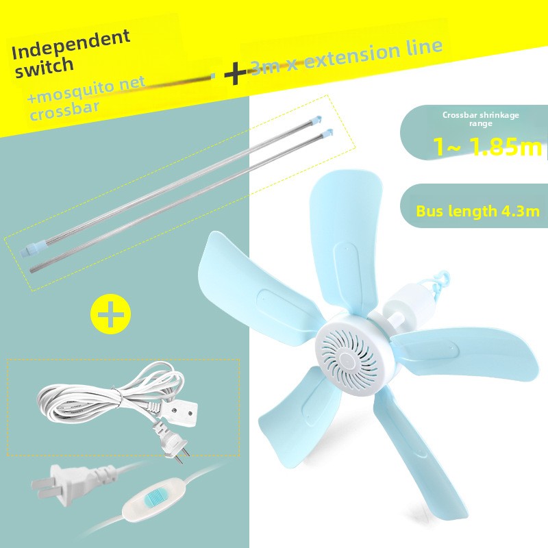 Mini Ceiling Fan with Strong Wind Power