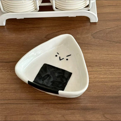 Mini Ceramic Sauce Dish with Cute Design