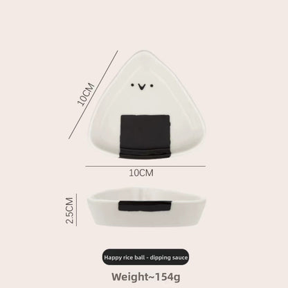 Mini Ceramic Sauce Dish with Cute Design