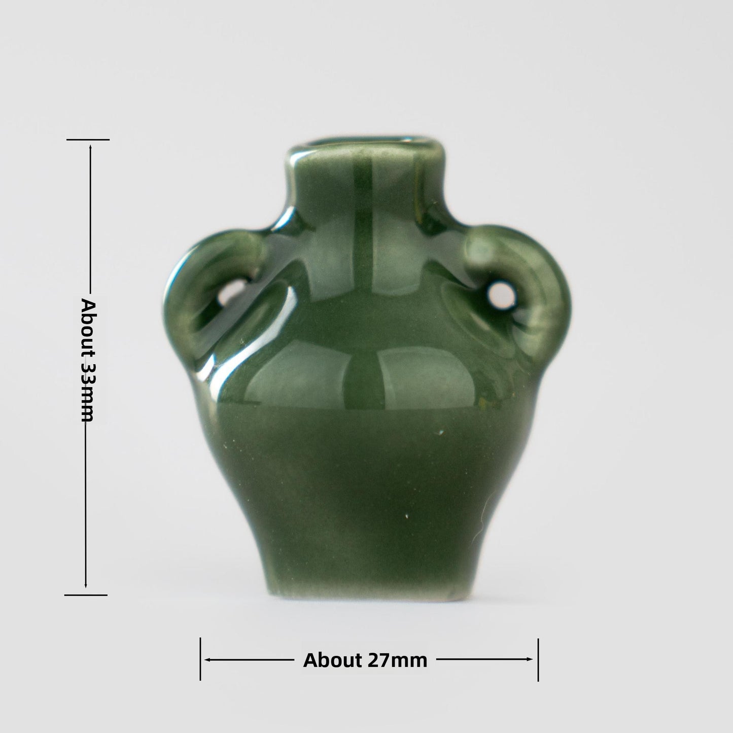 Mini Ceramic Vase Refrigerator Magnetic Decoration