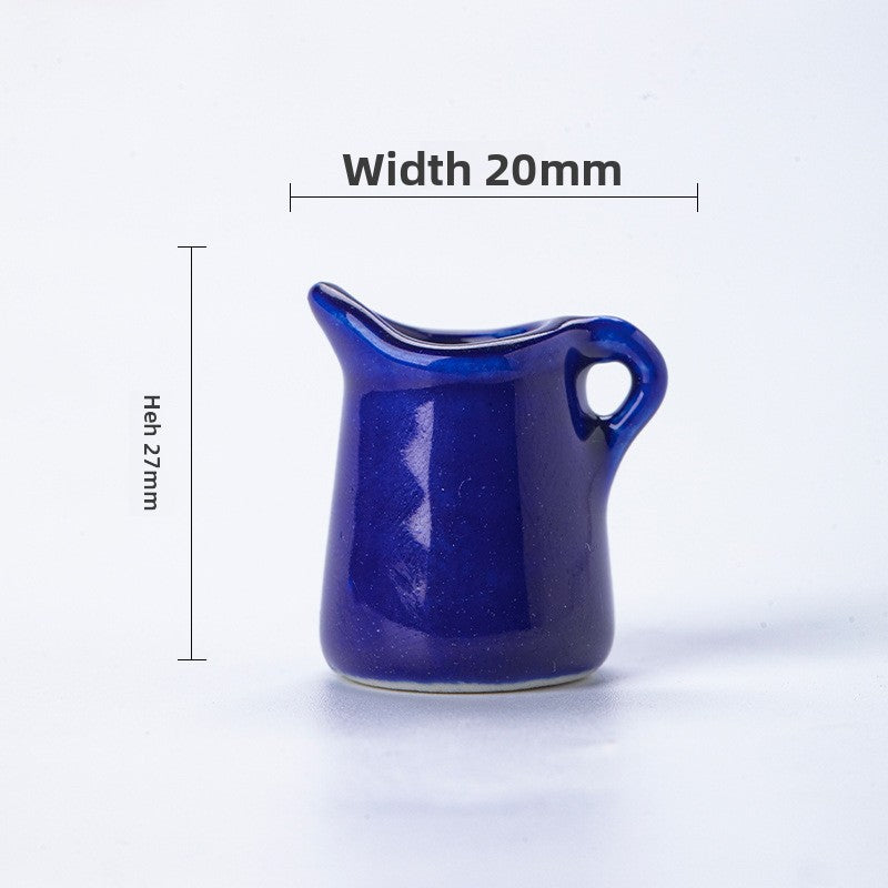 Mini Ceramic Vase Refrigerator Magnetic Decoration