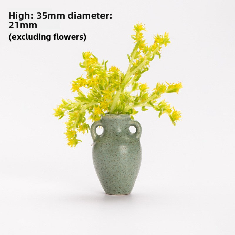 Mini Ceramic Vase Refrigerator Magnetic Decoration