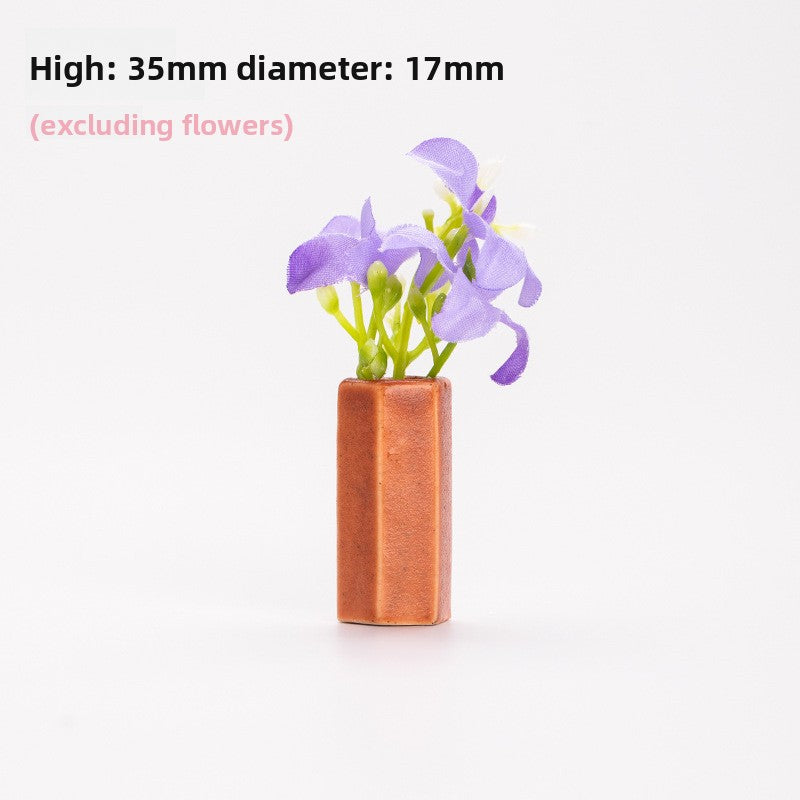 Mini Ceramic Vase Refrigerator Magnetic Decoration