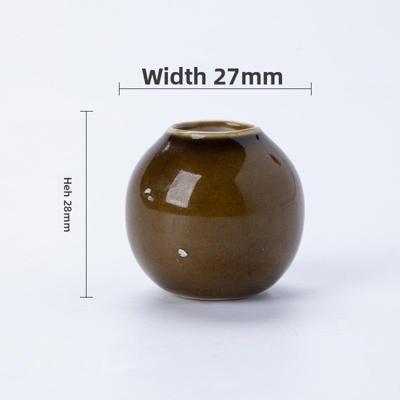 Mini Ceramic Vase Refrigerator Magnetic Decoration