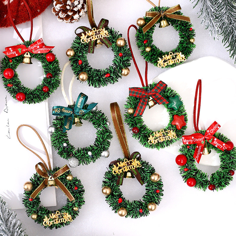 Mini Christmas Wreath for Home Decoration