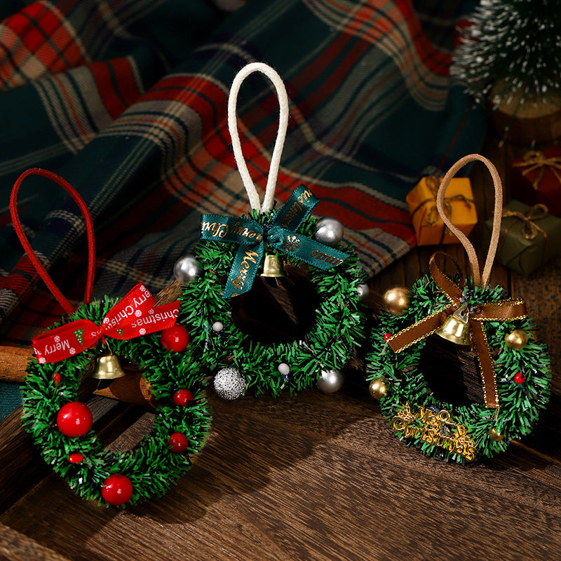 Mini Christmas Wreath for Home Decoration