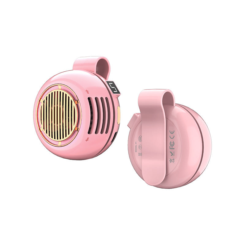 Mini Clip-on Bladeless Fan with USB Charging