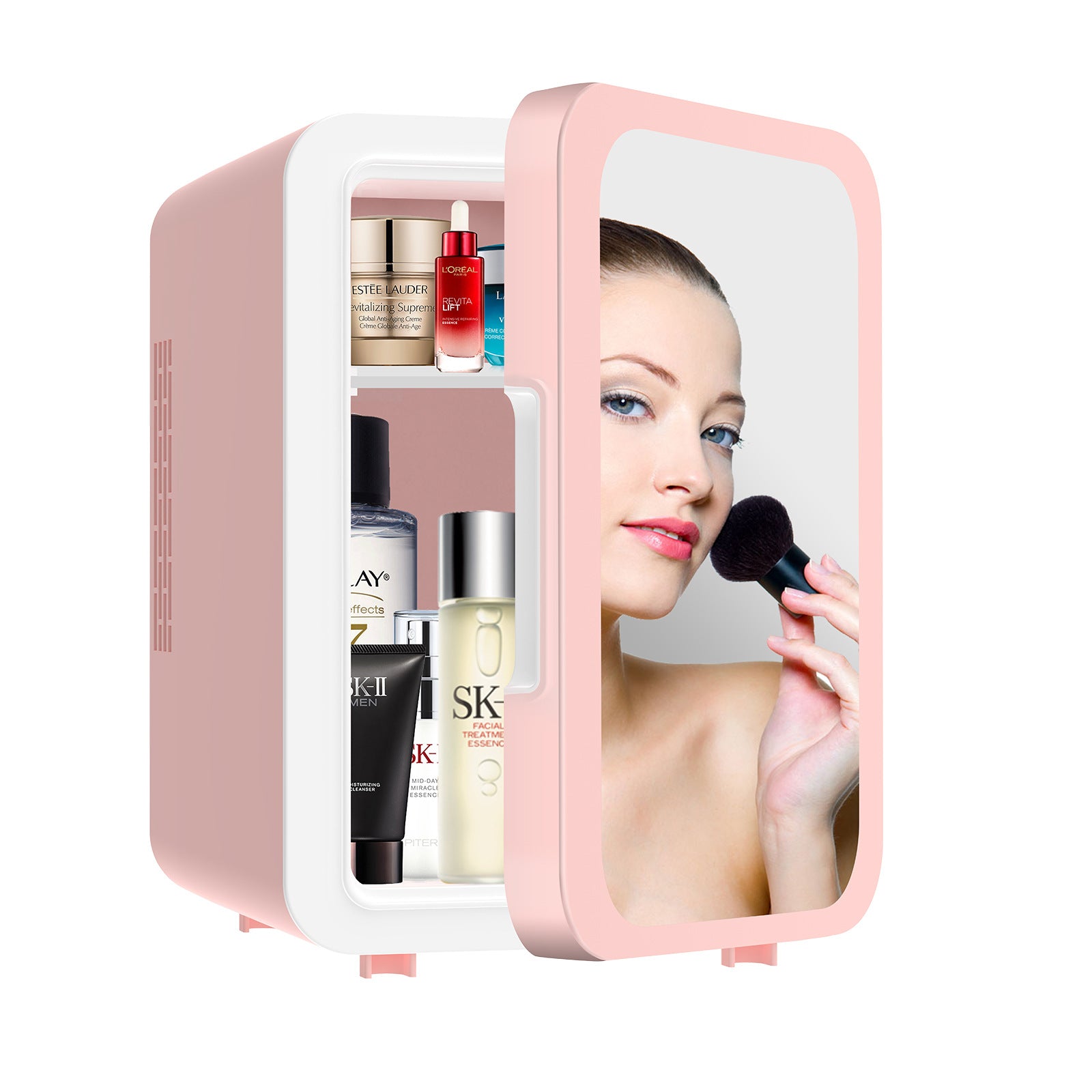Mini Cosmetic Refrigerator with LED Light
