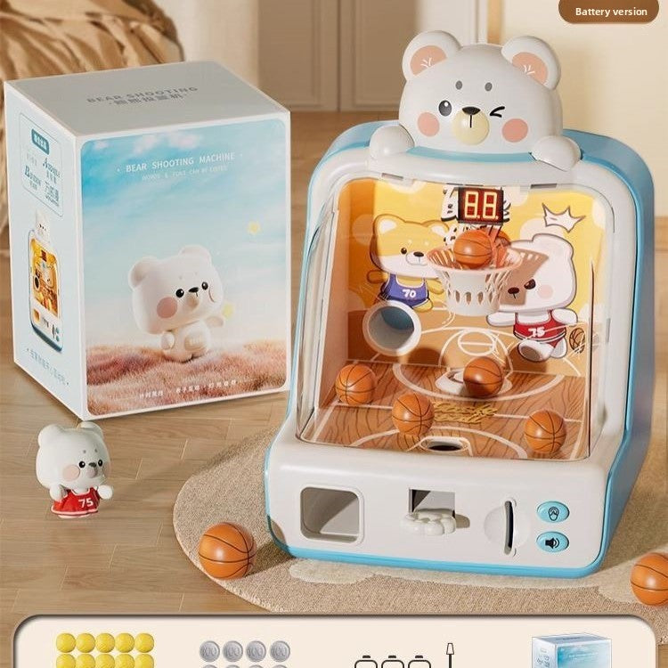 Mini Desktop Basketball Arcade Machine with Scoring System