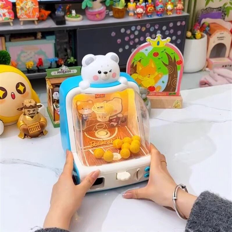 Mini Desktop Basketball Arcade Machine with Scoring System
