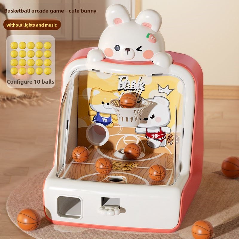 Mini Desktop Basketball Arcade Machine with Scoring System