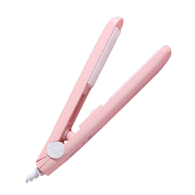 Mini Dual-Purpose Hair Straightener and Curling Iron