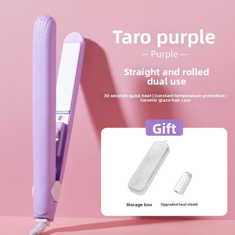Mini Dual-Purpose Hair Straightener and Curling Iron
