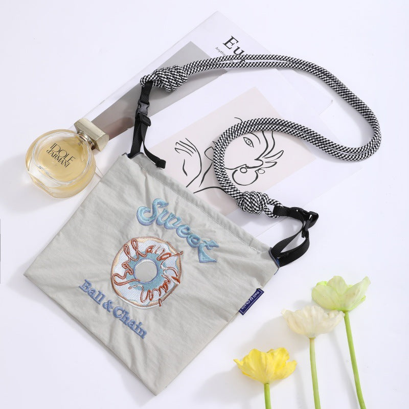 Mini Embroidered Crossbody Shoulder Bag