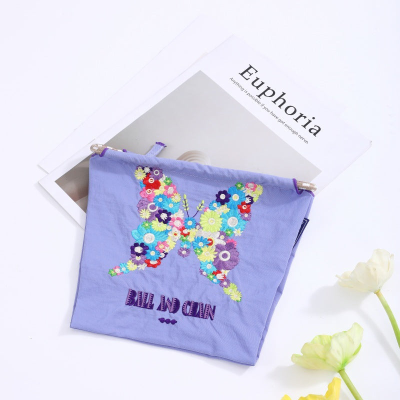 Mini Embroidered Crossbody Shoulder Bag