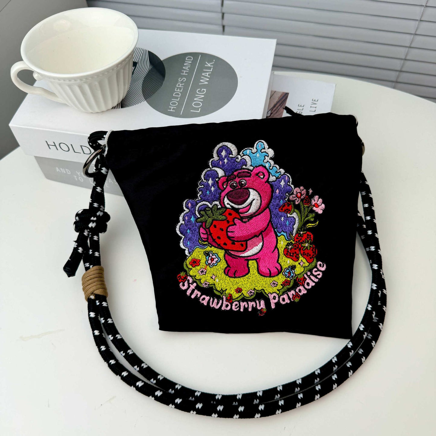 Mini Embroidered Crossbody Shoulder Bag