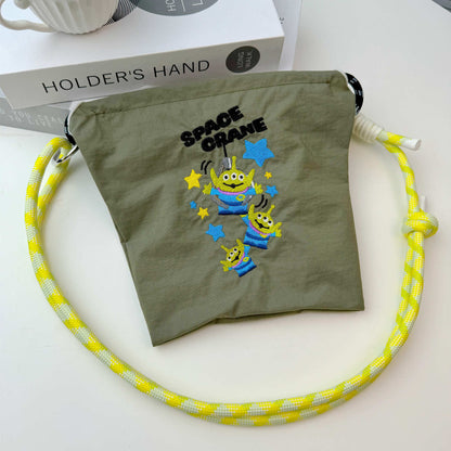 Mini Embroidered Crossbody Shoulder Bag