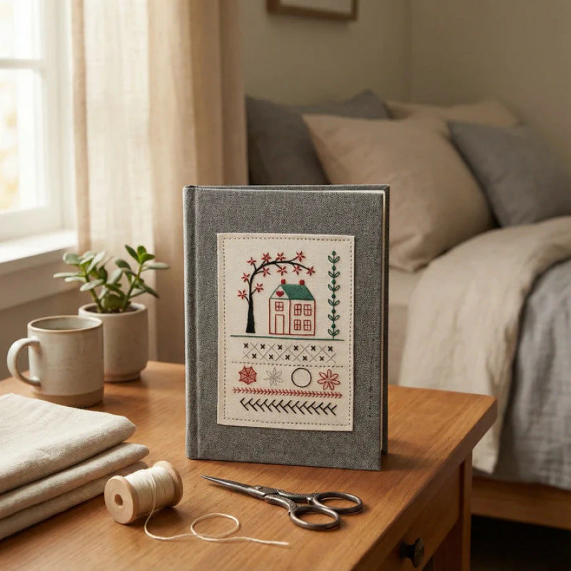 Mini Embroidery Stitch Guide Book