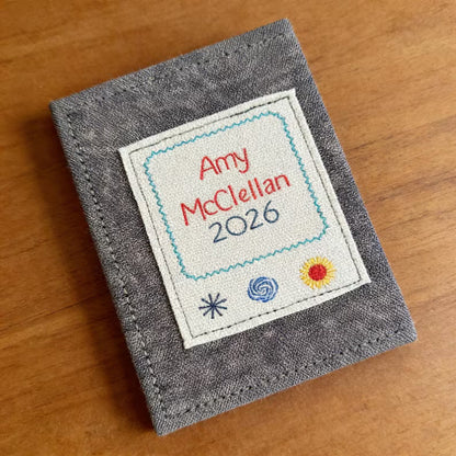Mini Embroidery Stitch Guide Book